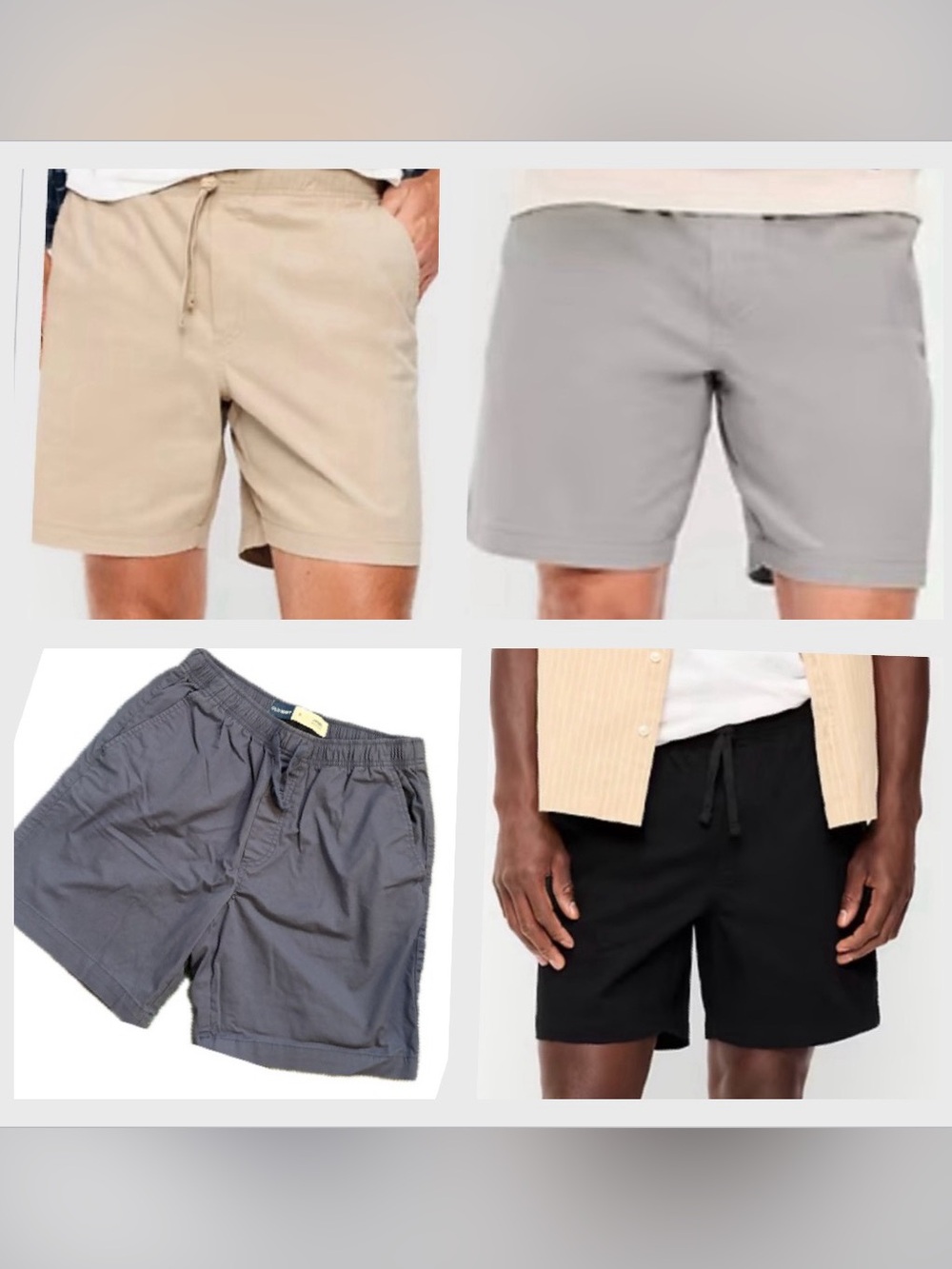 Old Navy bundle of 4 Jogger Shorts 7”